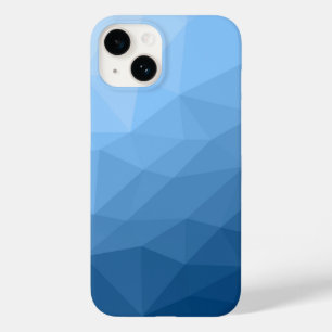 Gradient Geometric Mesh Mönster i klassiskt blått