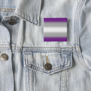 Gradient Gråsexuell Pride Flagga – Gråsexuell Flag Knapp