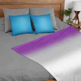 Gradient Gråsexuell Stolthetsflagga – Gråsexuell F Fleecefilt
