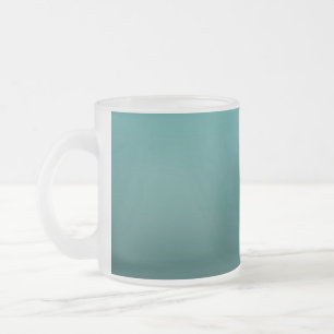 Gradient Grön - djup till ljus Humör Bakgrund Frostad Glasmugg