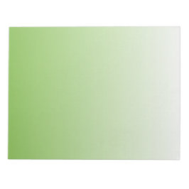 Gradient Grön och Vit Anteckningsblock