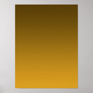 Gradient Gul - ljus till djup | Humör Bakgrund| Poster