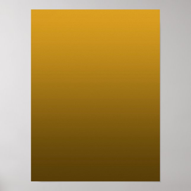 Gradient Gult - djupt till ljust | Humör Bakgrund| Poster (Framsidan)