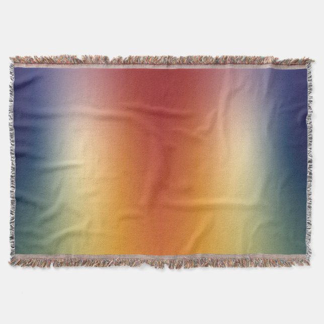 gradient i fri form på kastfilt av fleece filt (Framsidan)