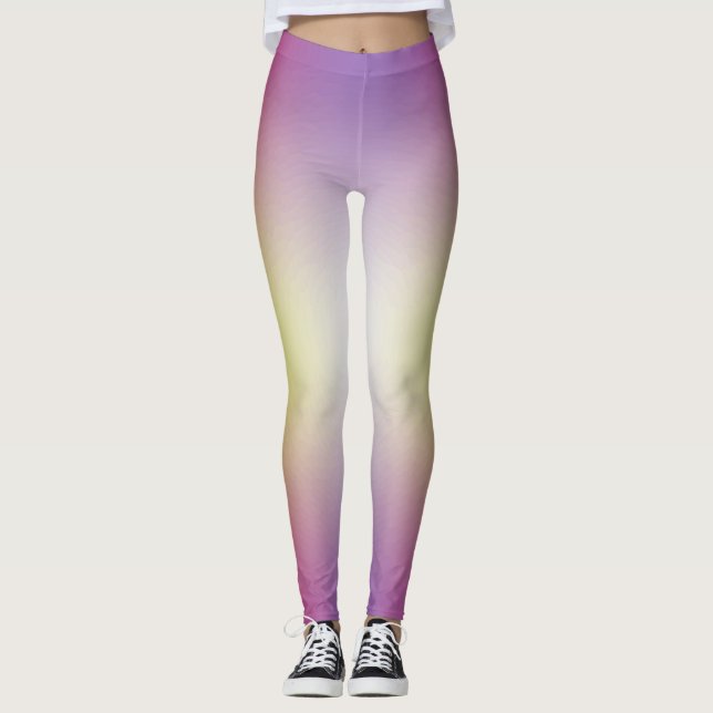 gradient i fri form på mediumstrumpbyxa leggings (Framsida)