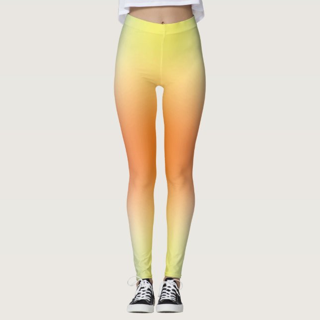 gradient i fri form på mediumstrumpbyxa leggings (Framsida)
