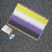 Gradient Icke-binär stolthet Flagga – Icke-binär F