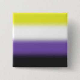 Gradient Icke-binär stolthetsflagga – Icke-binär f Knapp