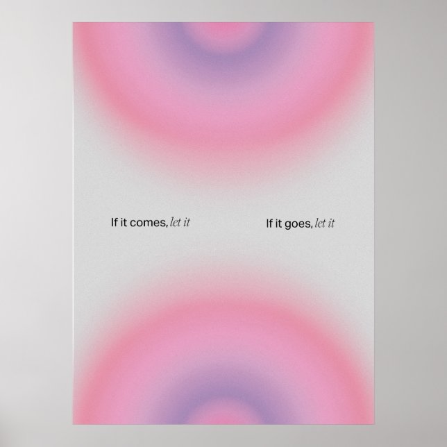 Gradient | Inspirational & decorative art Poster (Framsidan)