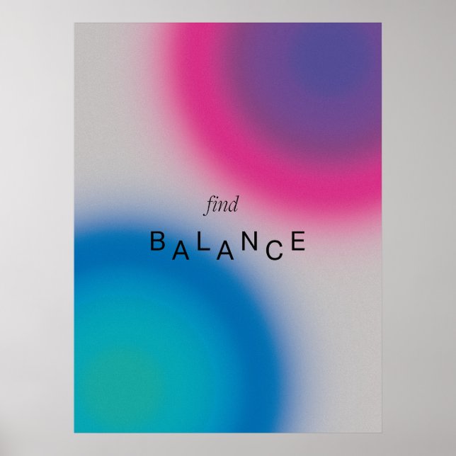Gradient | Inspirational & decorative art Poster (Framsidan)