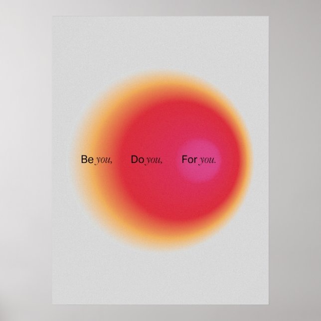 Gradient | Inspirational & decorative art Poster (Framsidan)