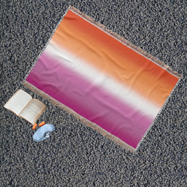 Gradient Lesbisk Stolthetsflagga – Lesbisk Flagga Filt (Skapare uppladdad)