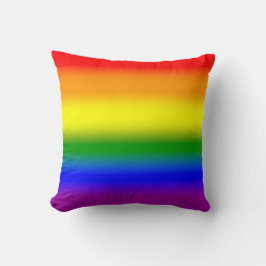 Gradient LGBTQ+ Rainbow Pride Flagga - Regnbåge Fl Kudde