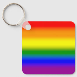 Gradient LGBTQ+ Rainbow Pride Flagga - Regnbåge Fl Nyckelring