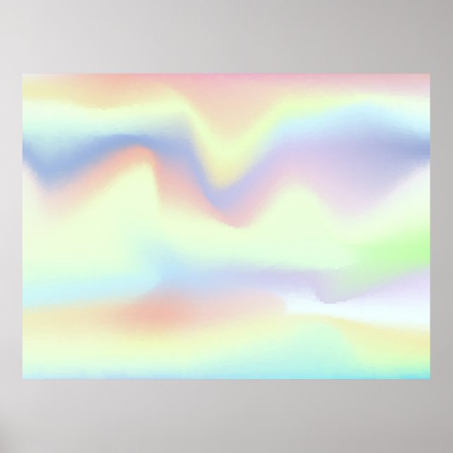 Gradient Mesh Background i Modern Stil. Färgstark Poster (Framsidan)