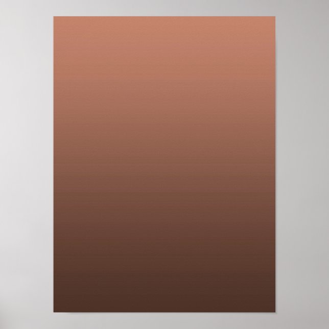 Gradient Mocha - djup till ljus | Säsongsstämninga Poster (Framsidan)