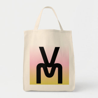 Gradient Monogram Minimalist Handväska Tygkasse