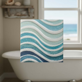Gradient Ocean Waves Coastal Pattern ID1197 Kakelplatta