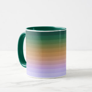Gradient ombre randig mjuk suddig grön bei mugg