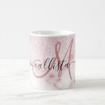 Gradient Ombre vid Rosa White Glitter Marble Gradi Kaffemugg<br><div class="desc">Den här eleganten och den här perfekten för trendig och snyggt på modet. Den har en faux tryckt rosa glatt glitter ombre-gradient ovanpå en rosa och vit marmorsten mönster-bakgrund. Det är glamoröst, chic, lyxigt, modernt och klassigt. ***VIKTIG DESIGN-ANMÄRKNING: Om du vill ha en begäran från anpassad design, t.ex. matchande produktbegäranden,...</div>