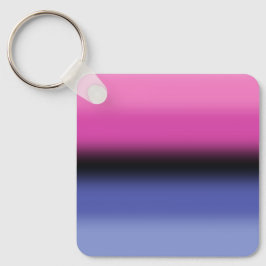 Gradient Omnisexual Pride Flagga - Omisexual Flagg Nyckelring