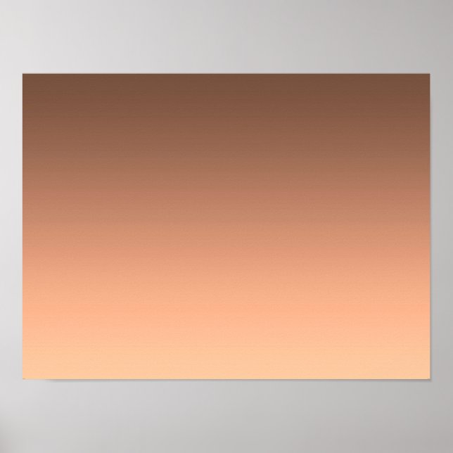 Gradient Peach - light to deep | Seasonal Moods |  Poster (Framsidan)