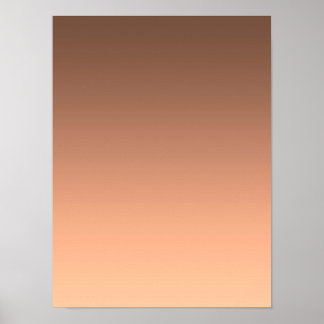 Gradient Persika - ljus till djup | Säsongsbetonad Poster