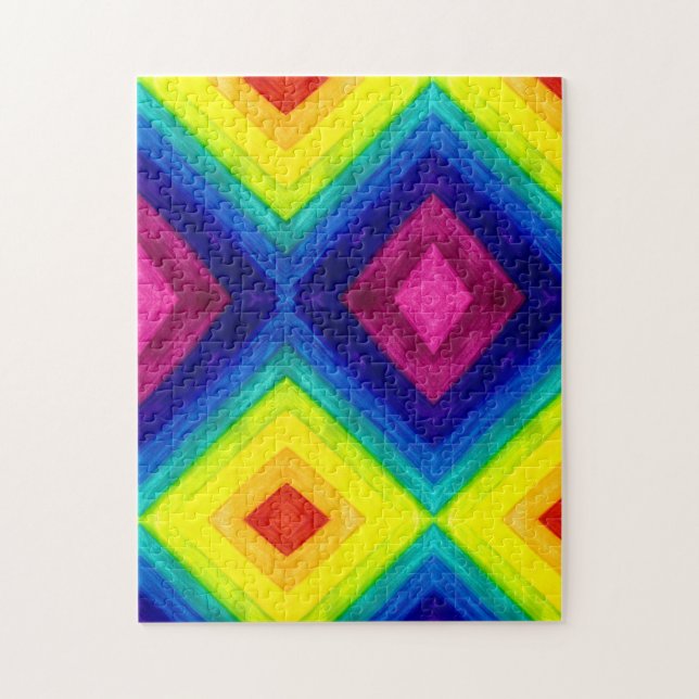 Gradient Prism Rainbow Art Puzzle Pussel (Vertikal)