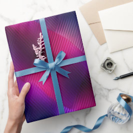 Gradient Purple Pink Fusion Dark Abstract Pattern Presentpapper