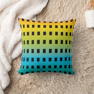 Gradient regnbågskorgskorgsdyna Hemavkännare Kudde