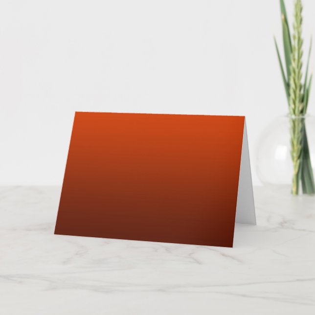 Gradient Röd - djup till ljus | Humör Bakgrund | Tack Kort (Framsida)