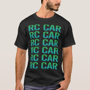 Gradient Text RC Bil Bilar T Shirt