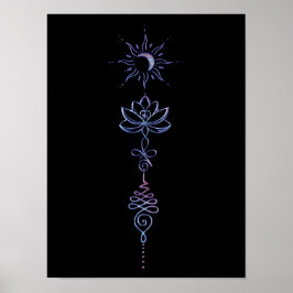 Gradient Unalome Group  Poster