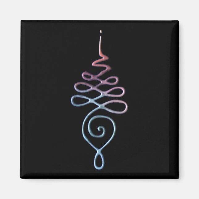 Gradient Unalome Magnet (Framsidan)