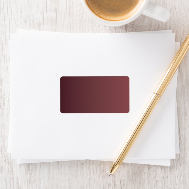 Gradient Vin Mauve-design Adressetikett (Insitu)
