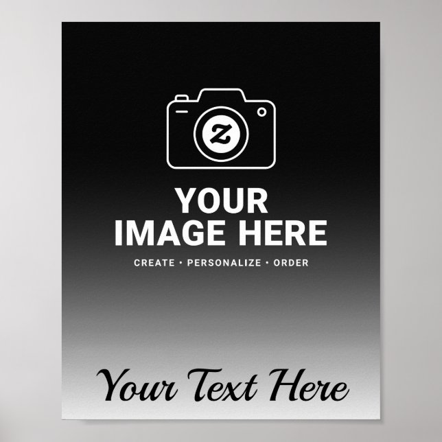 Gradientbild och text poster (Framsidan)