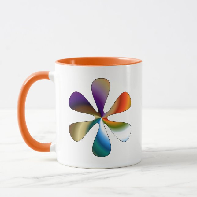 Gradientblomma Mugg (Vänster)