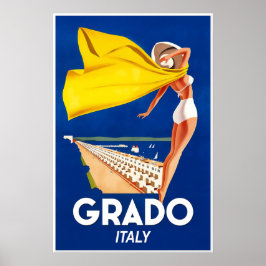Grado, Italien resaffisch Poster