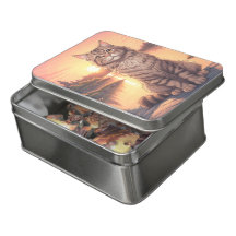 Grådräktad katt