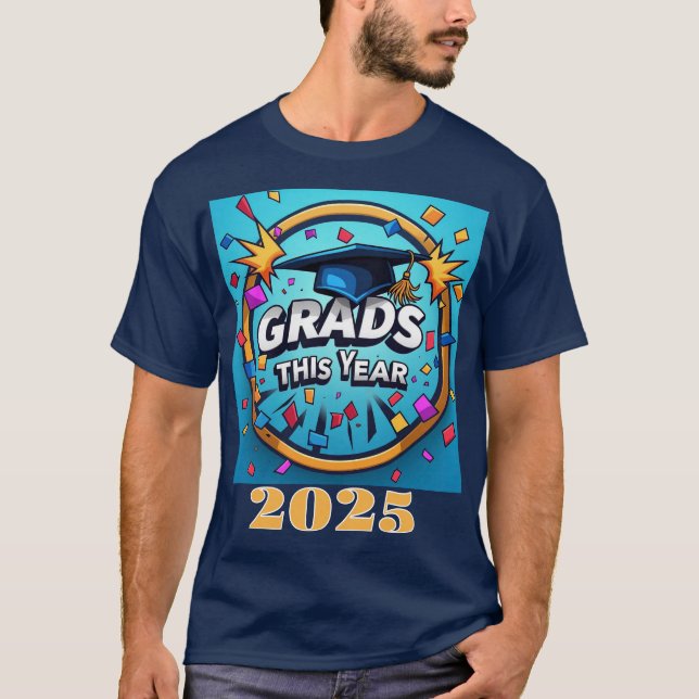 " GRADS 2025 " T SHIRT (Framsida)