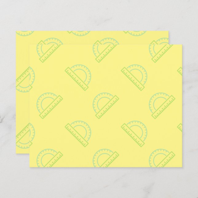 Gradskiva Math Pattern Post-it Notes (Fram/baksida)