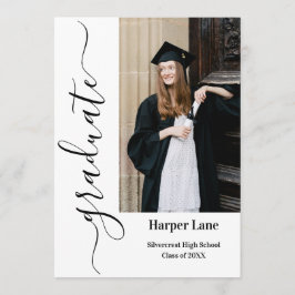 Graduate Celebration Party Invitation Rådkort