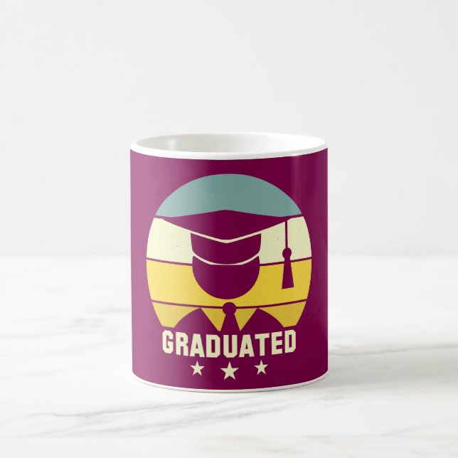 Graduated Celebration Graduation Coffee Mug Kaffemugg (Center)