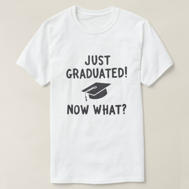 Graduated, vad? t shirt (Design framsida)