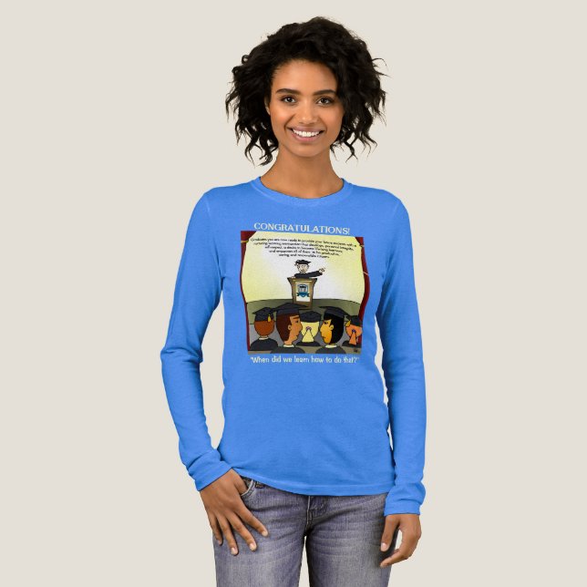 Graduates Blue T Shirt (Hel framsida)