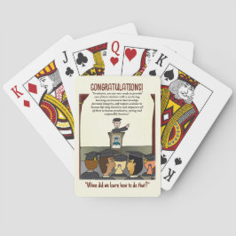 Graduates Playing Cards Casinokort