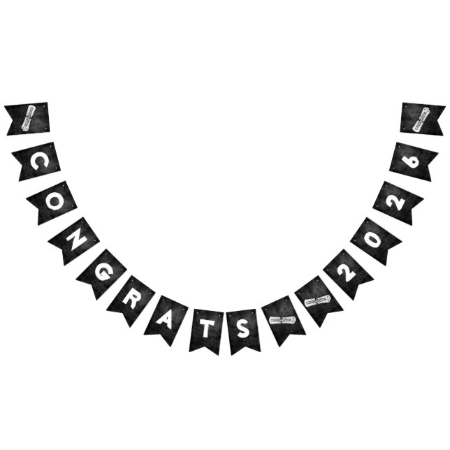 Graduation 2026 Black Leather and Diplomas Vimplar (Alla)