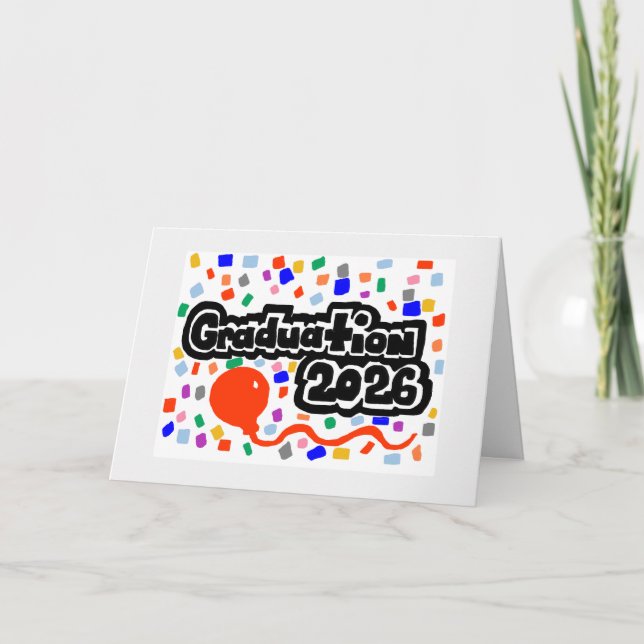 Graduation 2026  kort (Framsida)