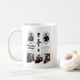 Graduation 5 Photo Celebration Graduate Template Kaffemugg