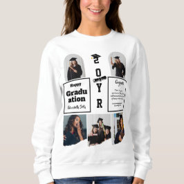Graduation 5 Photo Celebration Graduate Template T Shirt